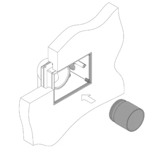 Extension sleeve insertion 2