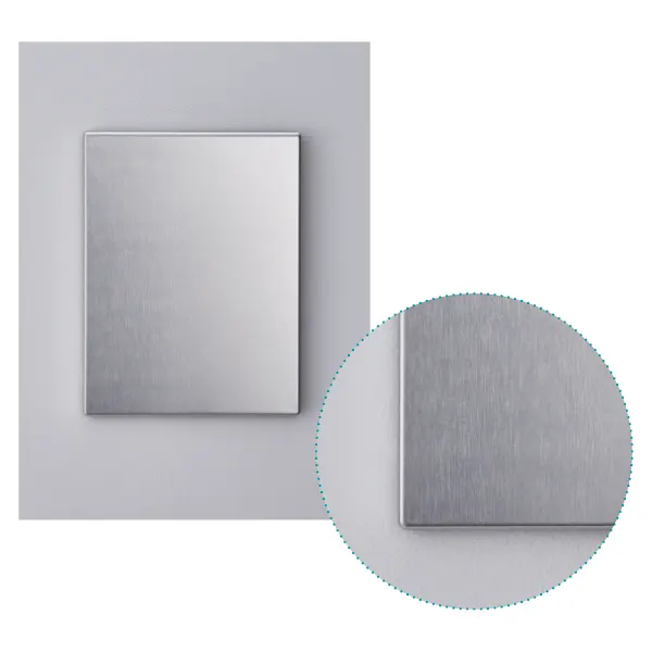 Sense Cover Brushed Steel