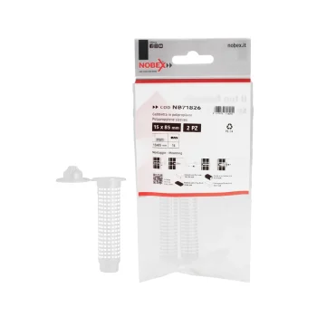 2 polypropylene sleeves for chemical fixings