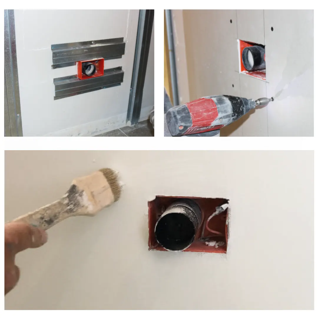 Plasterboard installation
